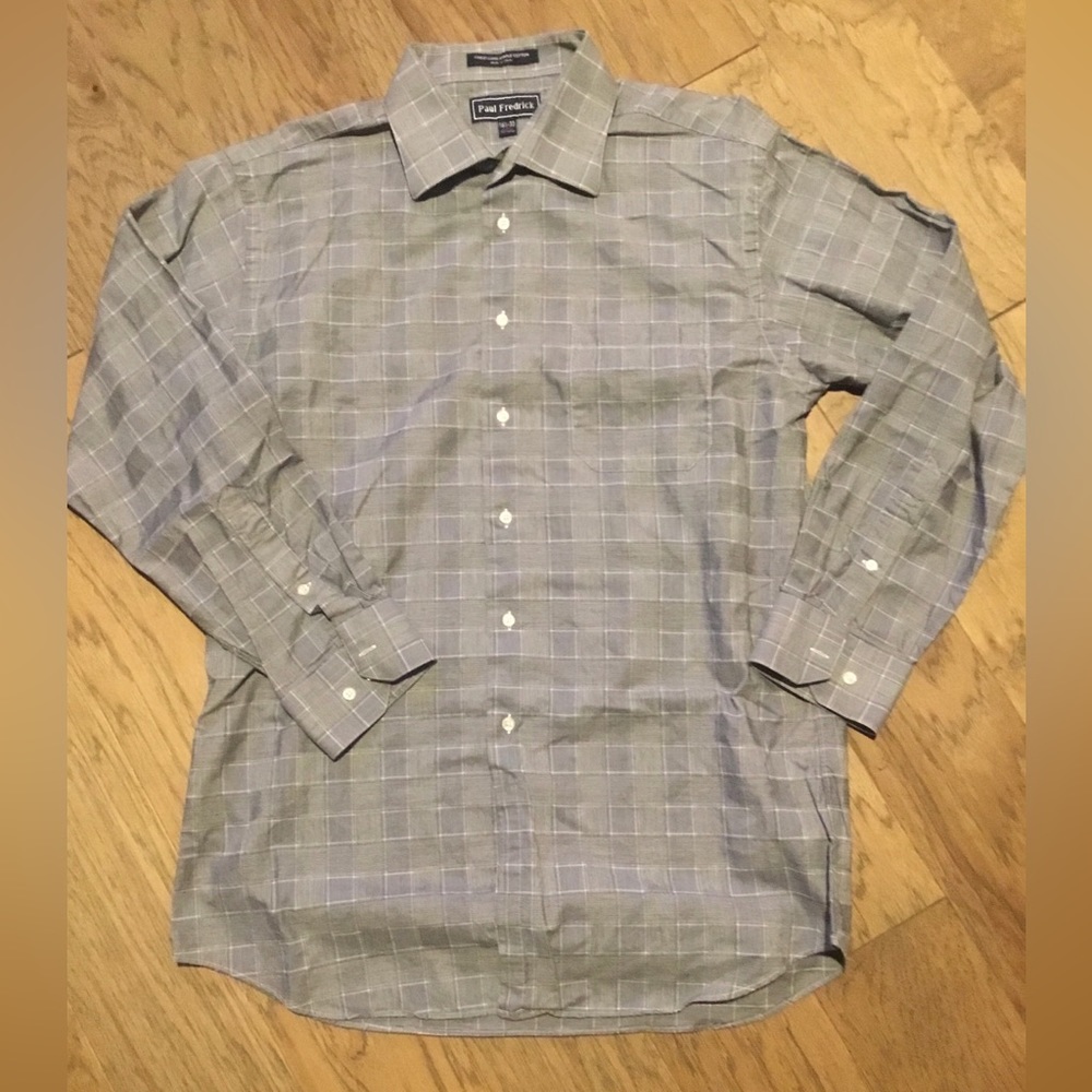 Paul Fredrick dress shirt size 16.5 33 sleeve
